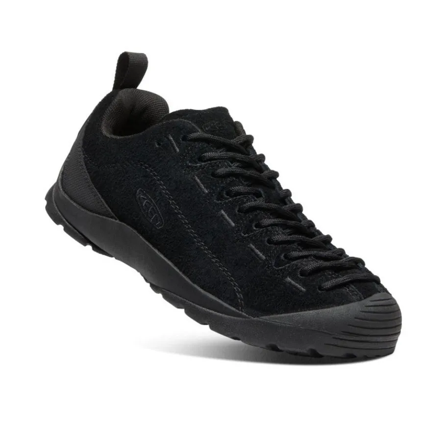 Women KEEN Shoes<Women'S Jasper Suede Sneakers | Hairy Black/Black