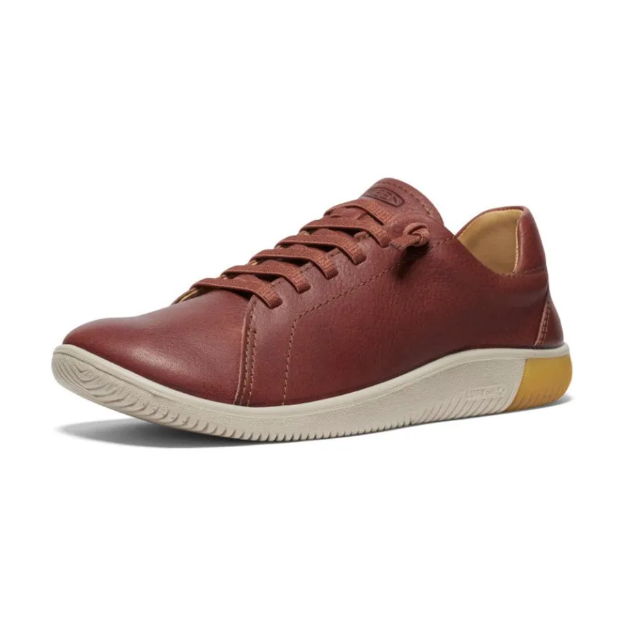 Women KEEN Slip-Ons<Women'S Knx Leather Sneaker | Tortoise Shell/Plaza Taupe
