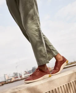 Women KEEN Slip-Ons<Women'S Knx Leather Sneaker | Tortoise Shell/Plaza Taupe