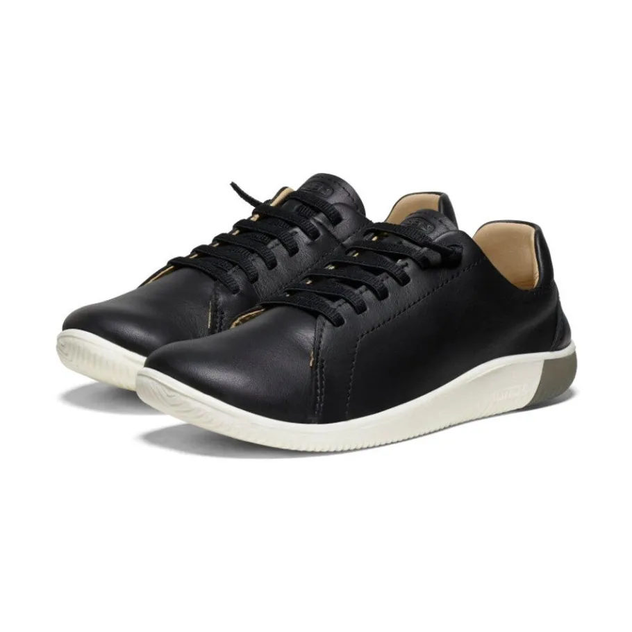 Women KEEN Slip-Ons<Women'S Knx Leather Sneaker | Black/Star White