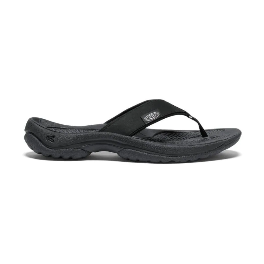 Women KEEN Slip-Ons<Women'S Kona Leather Flip-Flop | Black/Vapor