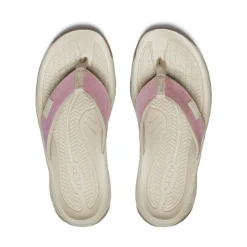 Women KEEN Slip-Ons<Women'S Kona Leather Flip-Flop | Nostalgia Rose/Plaza Taupe
