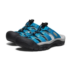Women KEEN Slip-Ons<Women'S Newport Slide | Fjord Blue/Iceland Poppy