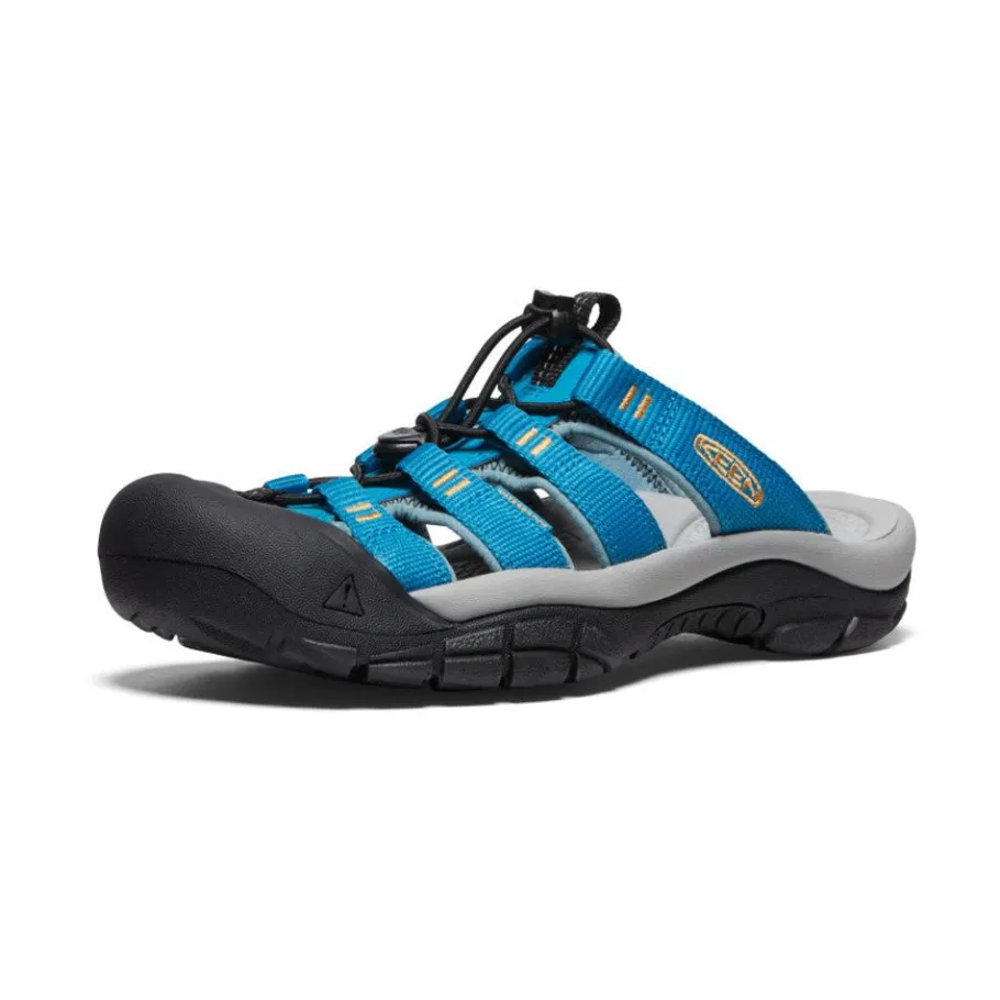 Women KEEN Slip-Ons<Women'S Newport Slide | Fjord Blue/Iceland Poppy