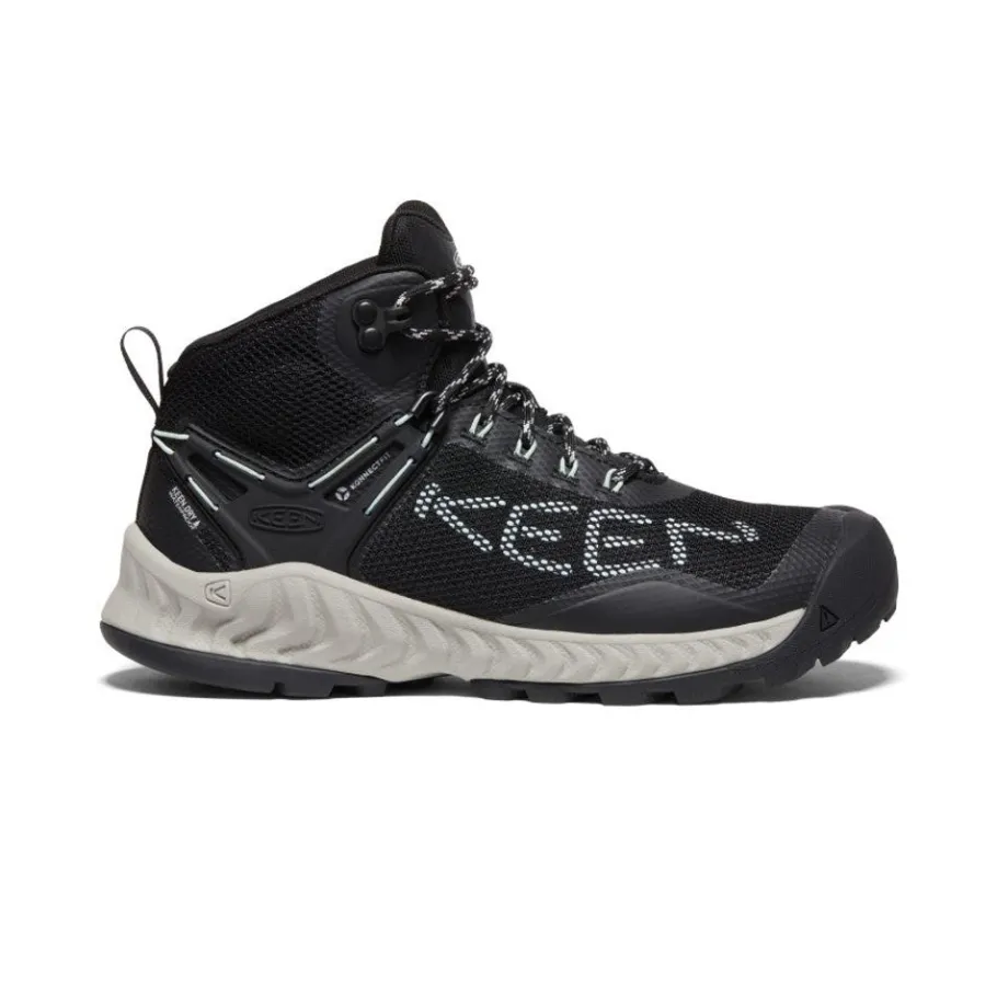Women KEEN Boots<Women'S Nxis Evo Waterproof Boot | Black/Blue Glass