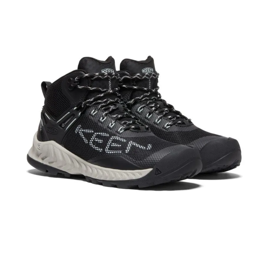 Women KEEN Boots<Women'S Nxis Evo Waterproof Boot | Black/Blue Glass