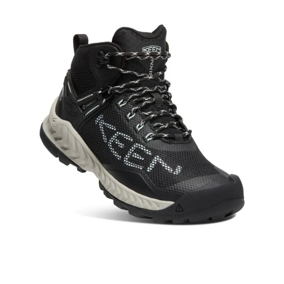 Women KEEN Boots<Women'S Nxis Evo Waterproof Boot | Black/Blue Glass
