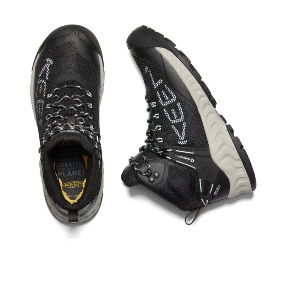 Women KEEN Boots<Women'S Nxis Evo Waterproof Boot | Black/Blue Glass