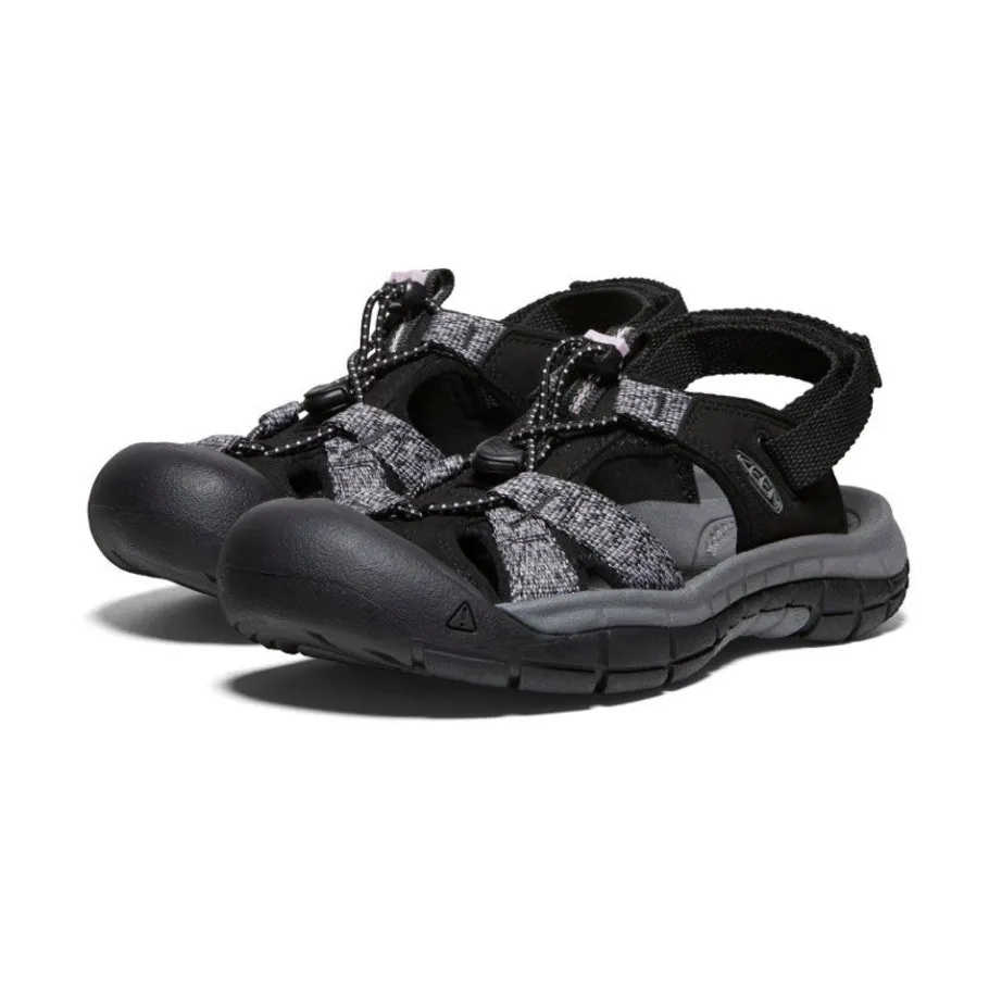 Women KEEN Sandals<Women'S Ravine H2 Sandal | Black/Dawn Pink