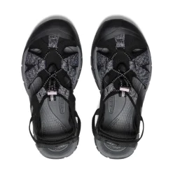 Women KEEN Sandals<Women'S Ravine H2 Sandal | Black/Dawn Pink