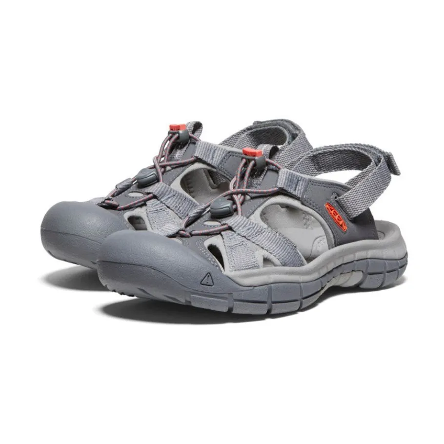 Women KEEN Sandals<Women'S Ravine H2 Sandal | Steel Grey/Coral
