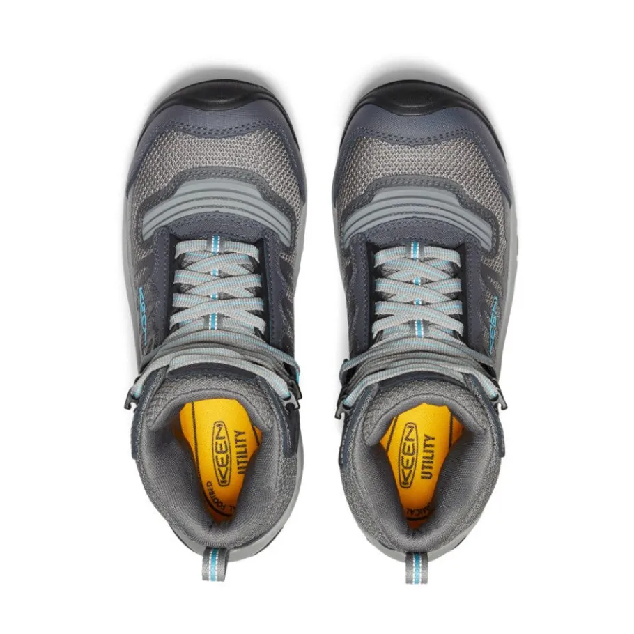 Women KEEN Work Boots & Shoes<Women'S Reno Kbf Waterproof Mid (Carbon-Fiber Toe) | Magnet/Ipanema