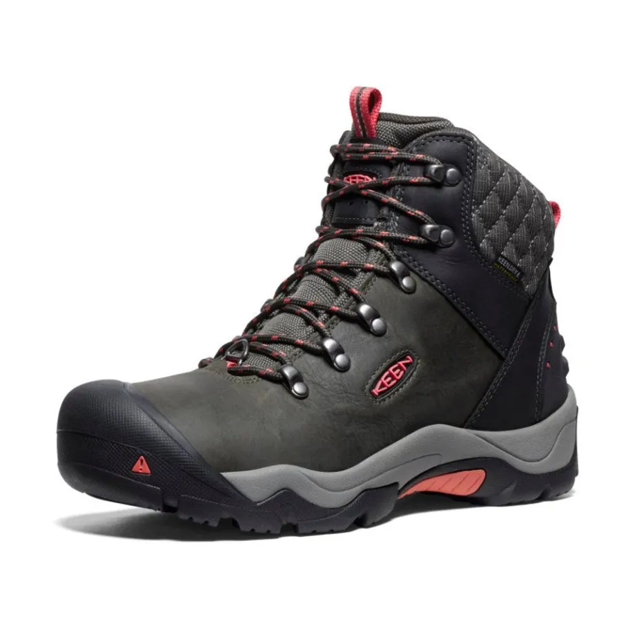 Women KEEN Boots<Women'S Revel Iii Waterproof Winter Boot | Black/Rose