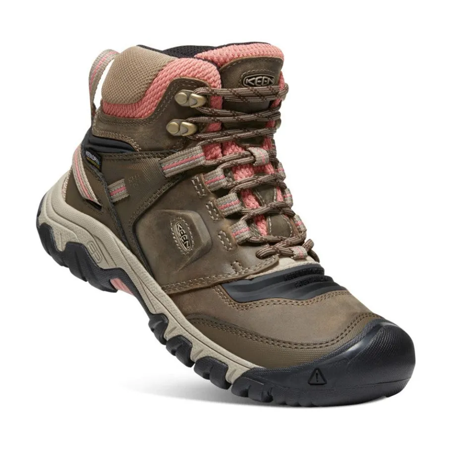 Women KEEN Boots<Women'S Ridge Flex Waterproof Boot | Timberwolf/Brick Dust