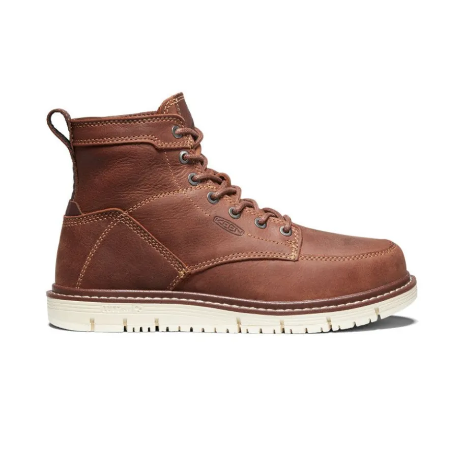 Women KEEN Work Boots & Shoes<Women'S San Jose 6" Boot (Soft Toe) | Gingerbread/Off White