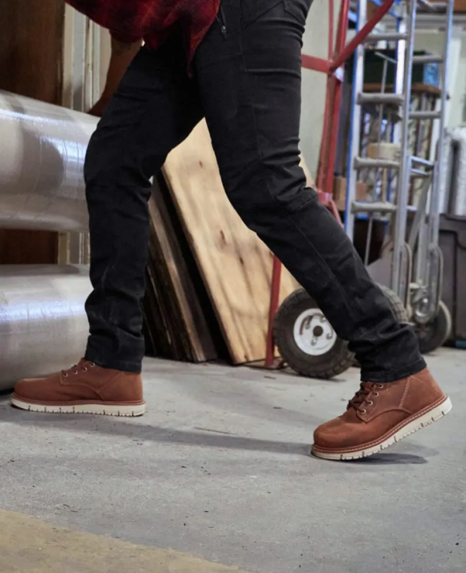 Women KEEN Work Boots & Shoes<Women'S San Jose 6" Boot (Soft Toe) | Gingerbread/Off White