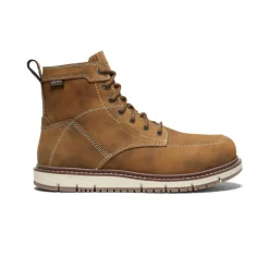 Women KEEN Work Boots & Shoes<Women'S San Jose 6" Waterproof Boot (Aluminum Toe) | Almond/Gum