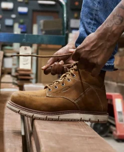 Women KEEN Work Boots & Shoes<Women'S San Jose 6" Waterproof Boot (Aluminum Toe) | Almond/Gum
