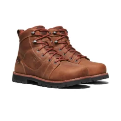 Women KEEN Work Boots & Shoes<Women'S Seattle 6" Waterproof Boot (Aluminum Toe) | Gingerbread/Black