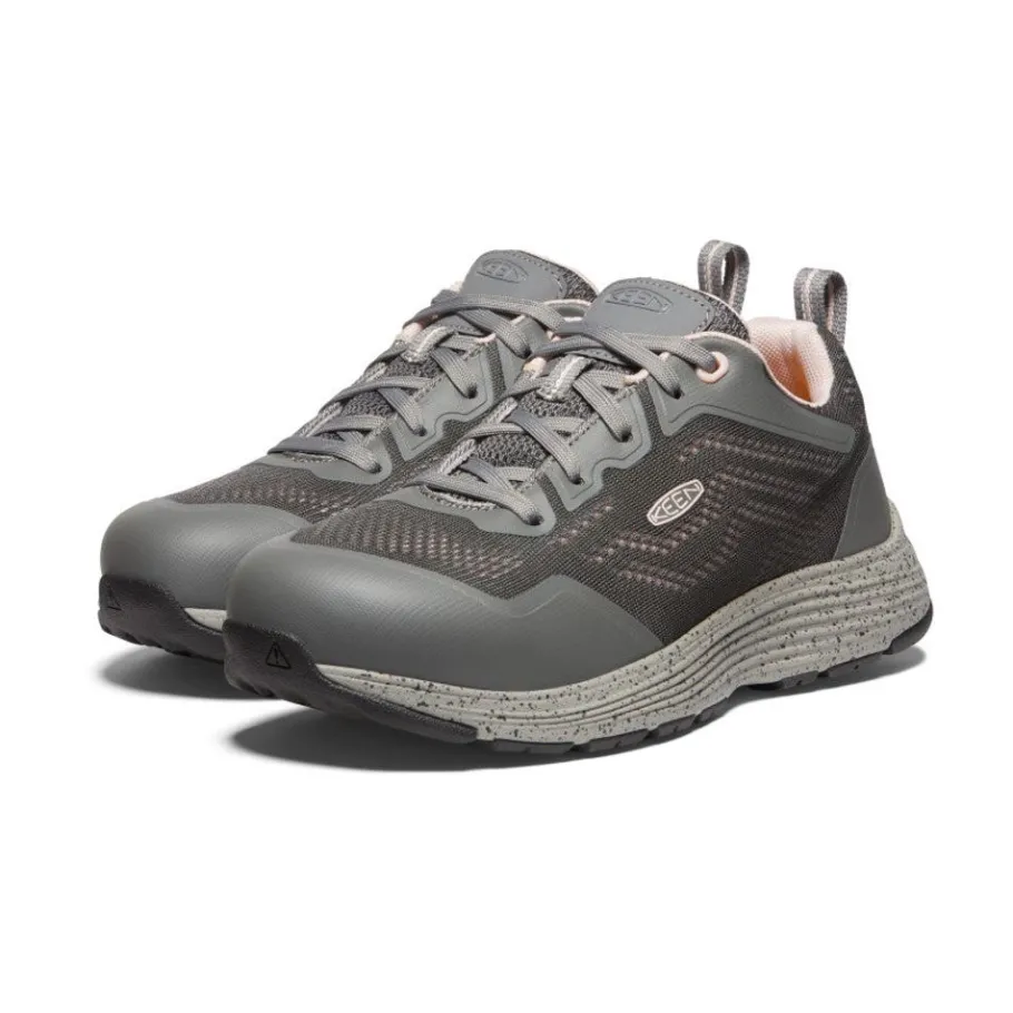 Women KEEN Work Boots & Shoes<Women'S Sparta 2 (Aluminum Toe) | Steel Grey/Peach Whip