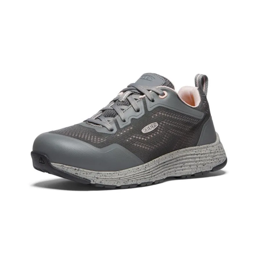 Women KEEN Work Boots & Shoes<Women'S Sparta 2 (Aluminum Toe) | Steel Grey/Peach Whip
