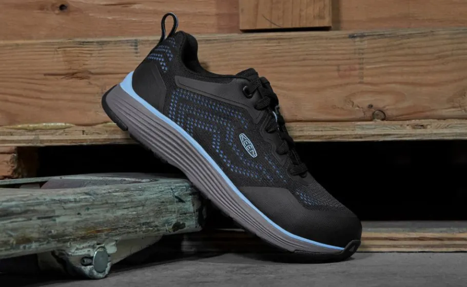 Women KEEN Work Boots & Shoes<Women'S Sparta 2 (Aluminum Toe) | Airy Blue/Black