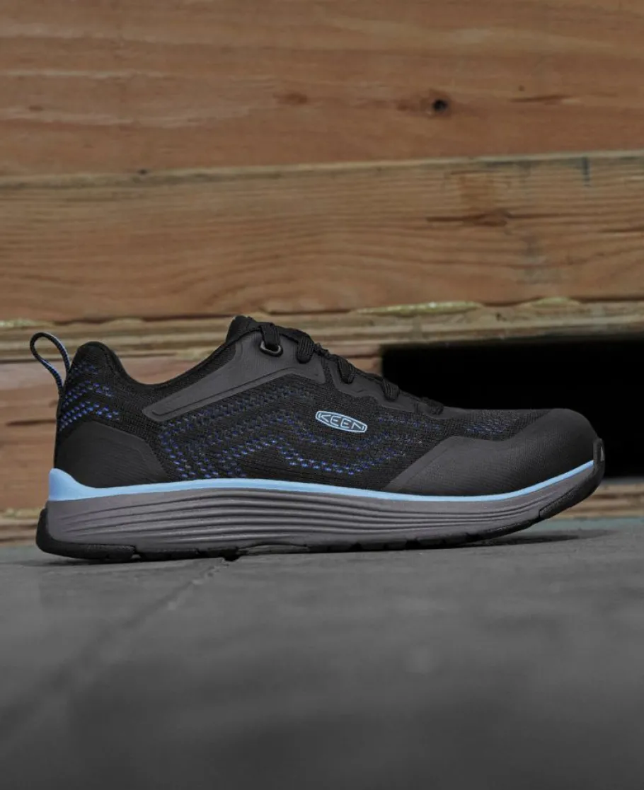 Women KEEN Work Boots & Shoes<Women'S Sparta 2 (Aluminum Toe) | Airy Blue/Black