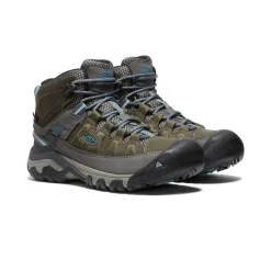 Women KEEN Boots<Women'S Targhee Iii Waterproof Mid | Magnet/Atlantic Blue