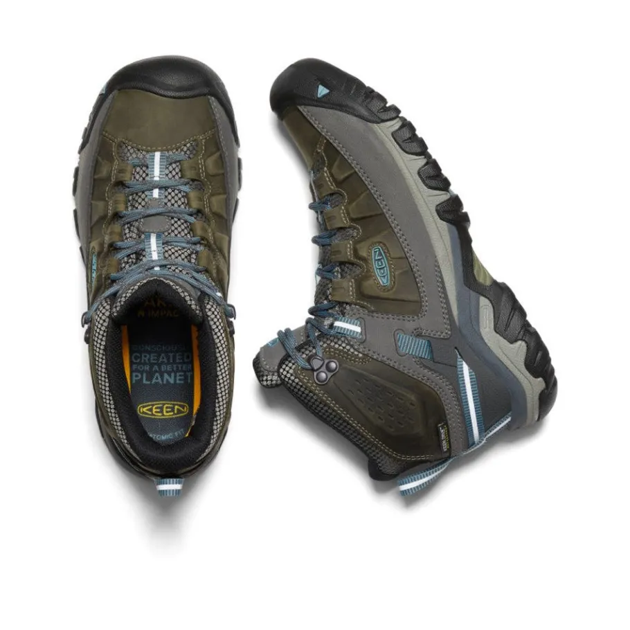 Women KEEN Boots<Women'S Targhee Iii Waterproof Mid | Magnet/Atlantic Blue