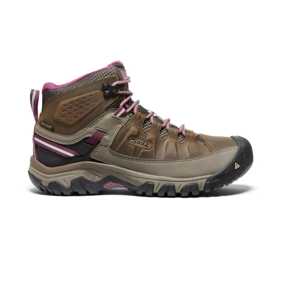 Women KEEN Boots<Women'S Targhee Iii Waterproof Mid | Weiss/Boysenberry