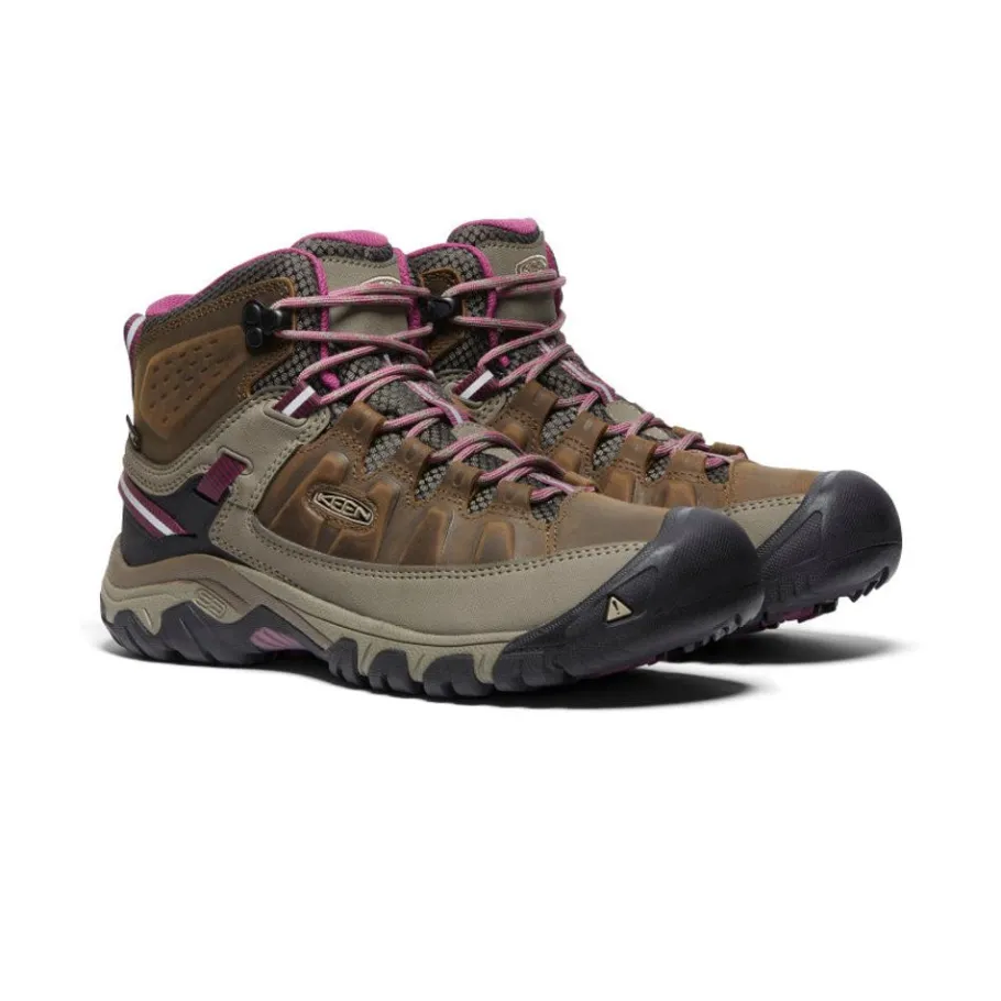 Women KEEN Boots<Women'S Targhee Iii Waterproof Mid | Weiss/Boysenberry