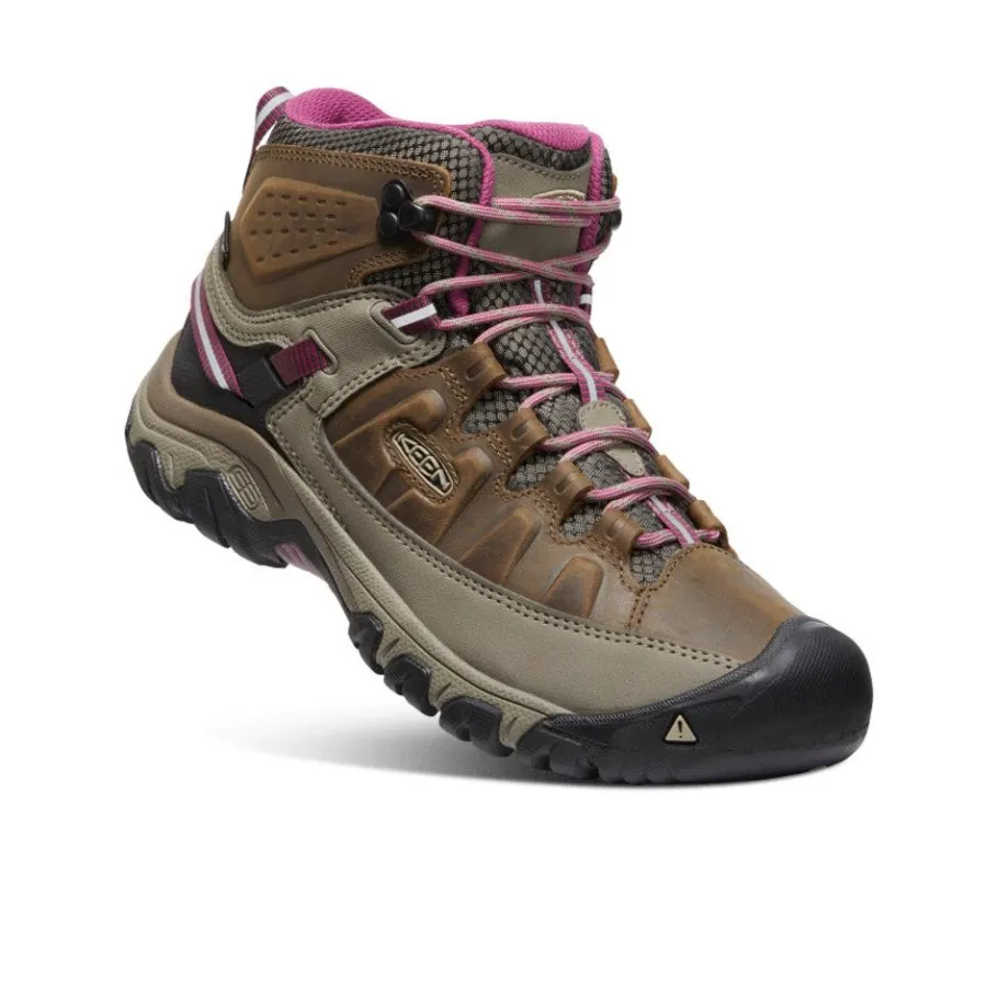 Women KEEN Boots<Women'S Targhee Iii Waterproof Mid | Weiss/Boysenberry