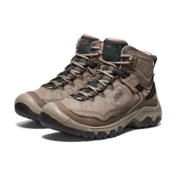 Women KEEN Boots<Women'S Targhee Iv Waterproof Hiking Boot | Brindle/Nostalgia Rose