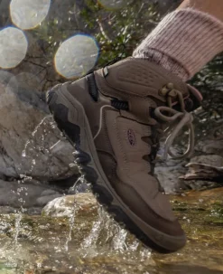 Women KEEN Boots<Women'S Targhee Iv Waterproof Hiking Boot | Brindle/Nostalgia Rose