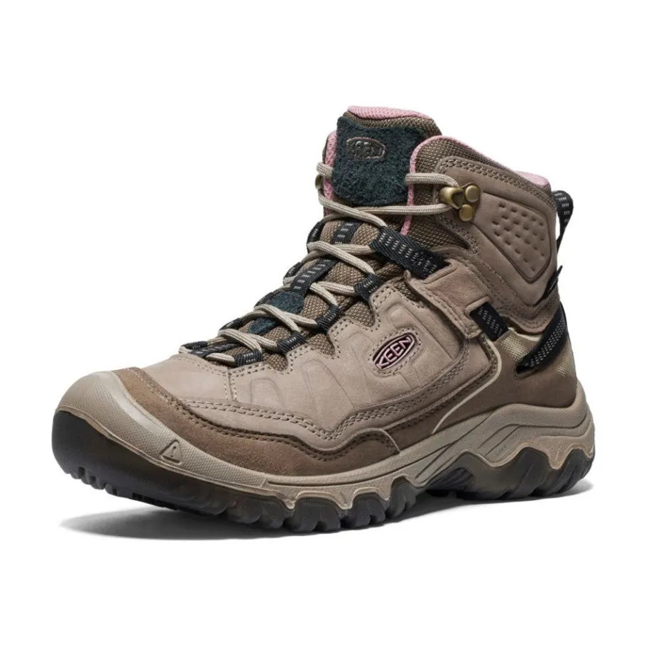 Women KEEN Boots<Women'S Targhee Iv Wide Waterproof Hiking Boot | Brindle/Nostalgia Rose