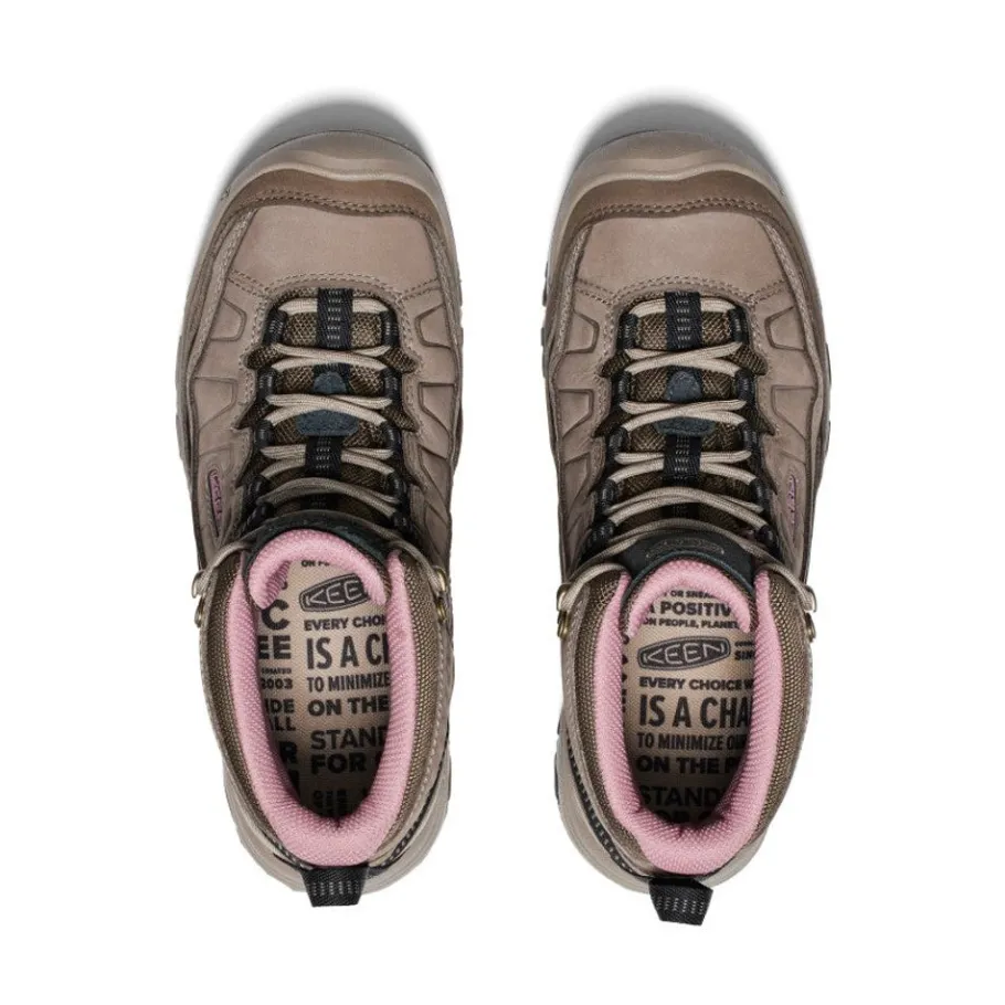 Women KEEN Boots<Women'S Targhee Iv Wide Waterproof Hiking Boot | Brindle/Nostalgia Rose