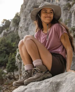 Women KEEN Boots<Women'S Targhee Iv Wide Waterproof Hiking Boot | Brindle/Nostalgia Rose