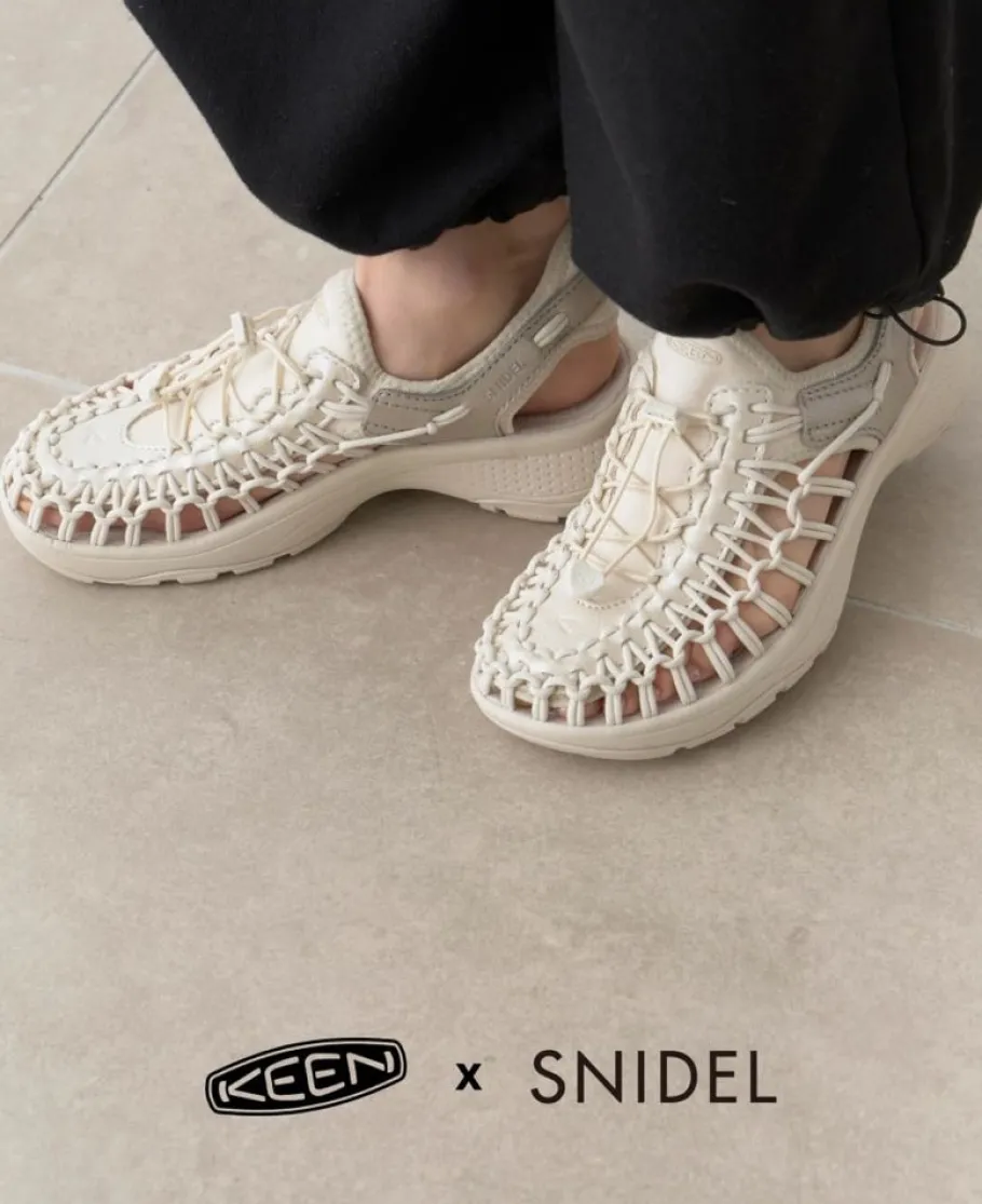 Women KEEN Sandals<Women'S Uneek Astoria Sandal X Snidel | Birch/Plaza Taupe