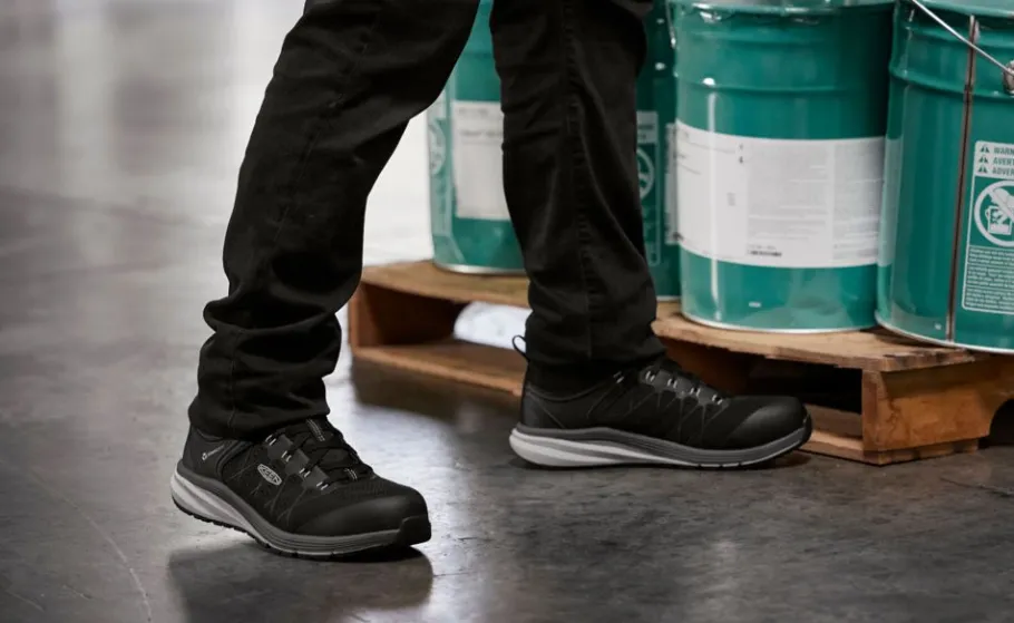Women KEEN Work Boots & Shoes<Women'S Vista Energy Mid (Carbon-Fiber Toe) | Vapor/Black