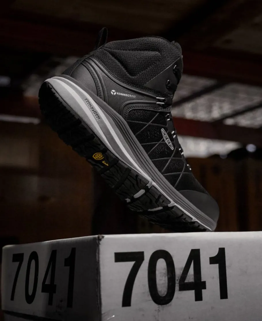 Women KEEN Work Boots & Shoes<Women'S Vista Energy Mid (Carbon-Fiber Toe) | Vapor/Black