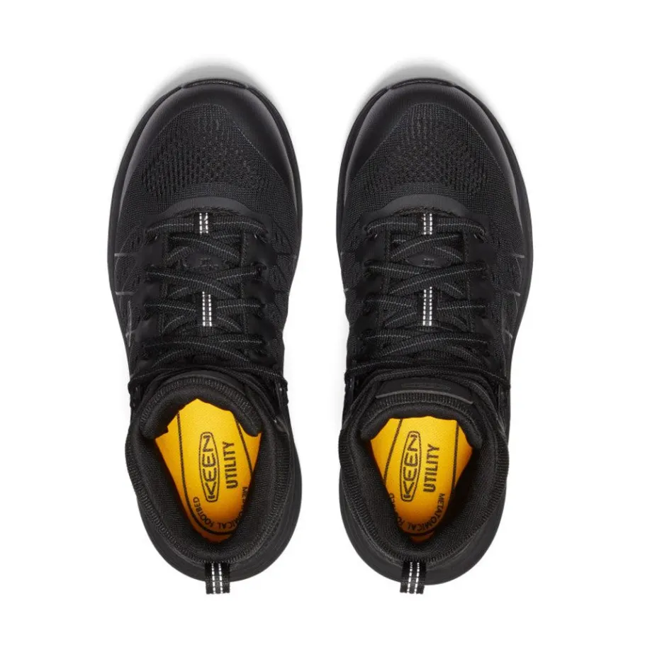 Women KEEN Work Boots & Shoes<Women'S Vista Energy Mid Int Met (Carbon-Fiber Toe) | Black/Raven