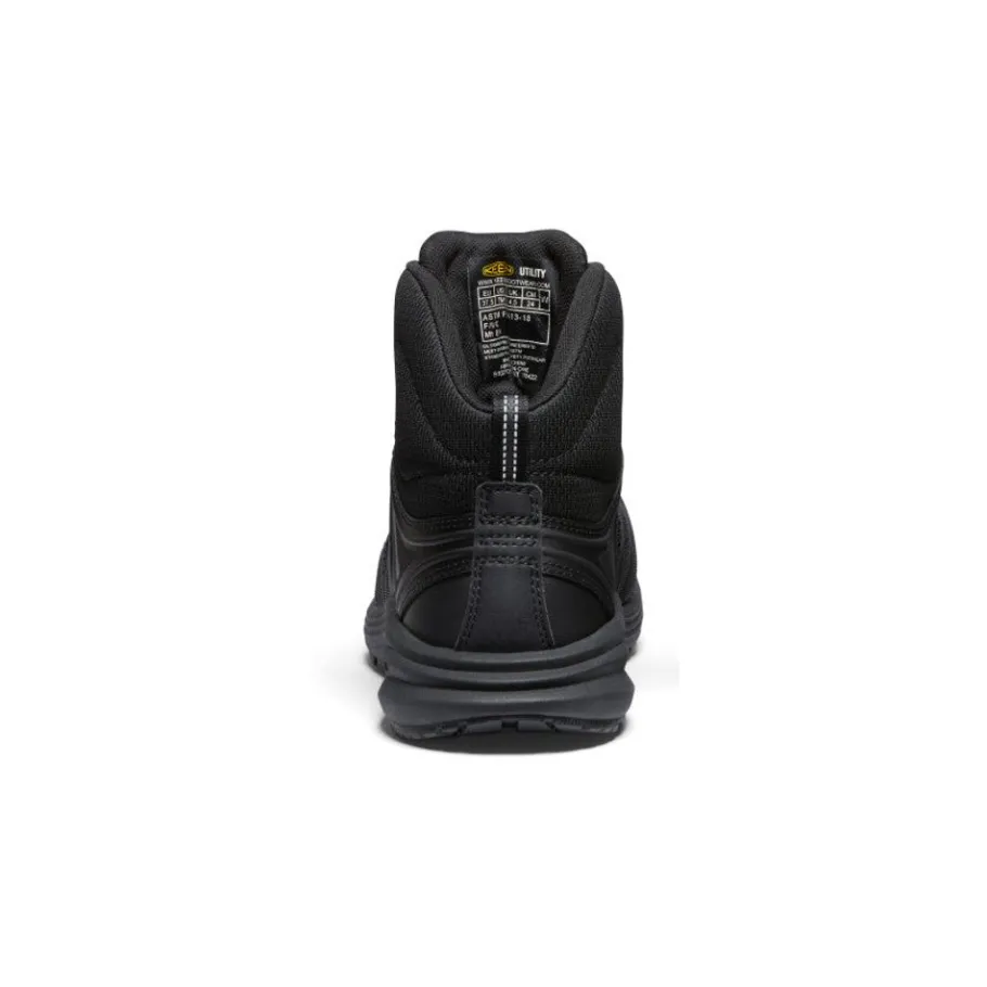 Women KEEN Work Boots & Shoes<Women'S Vista Energy Mid Int Met (Carbon-Fiber Toe) | Black/Raven