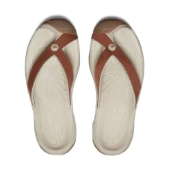 Women KEEN Slip-Ons<Women'S Waimea Leather Flip-Flop | Sorrel Horse/Plaza Taupe