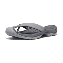 Women KEEN Slip-Ons<Women'S Waimea Leather Flip-Flop | Alloy/Black