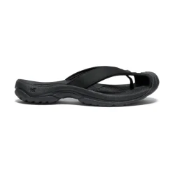 Women KEEN Slip-Ons<Women'S Waimea Leather Flip-Flop | Black/Black