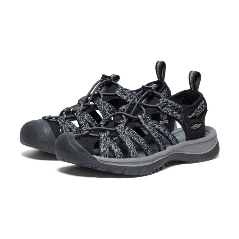 Women KEEN Sandals<Women'S Whisper | Black/Steel Grey