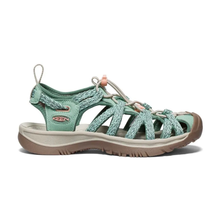 Women KEEN Sandals<Women'S Whisper | Granite Green/Peach Parfait