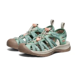 Women KEEN Sandals<Women'S Whisper | Granite Green/Peach Parfait