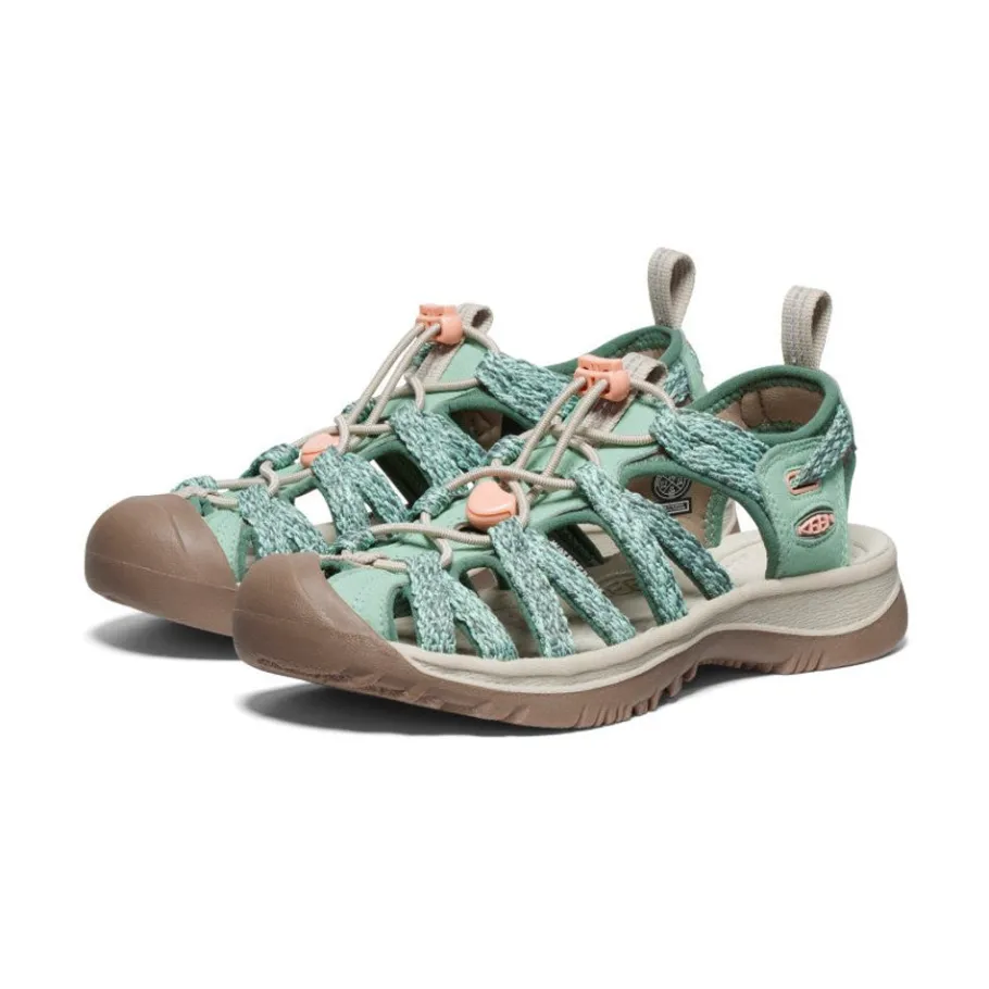 Women KEEN Sandals<Women'S Whisper | Granite Green/Peach Parfait