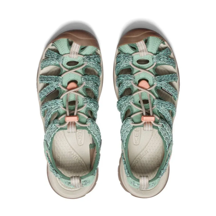 Women KEEN Sandals<Women'S Whisper | Granite Green/Peach Parfait